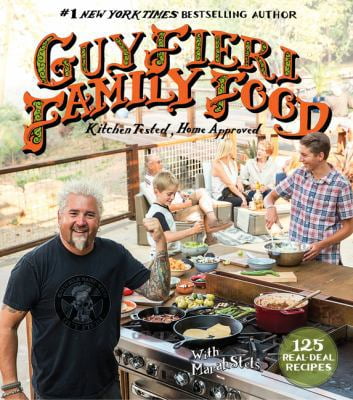 Pre-Owned Guy Fieri Family Food: 125 Real-Deal Recipes--Kitchen Tested, Home Approved (Hardcover) 0062244736 9780062244734