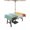Orange, variant on Outdoor Tablecloth with Umbrella Hole, Teal Yellow Waterproof Outdoor Table Cover, Orange Oil Painting Modern Abstract Geometric Patio Tablecloths for Party Picnic Camping, Rectangle 60"x84"