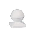 thumbnail image 1 of Classy Caps BP944 BALL PVC POST CAP 4X4 - White, 1 of 1