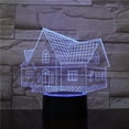 thumbnail image 2 of Lámpara de ilusión LED 3D inteligente Night Light House, 2 of 2