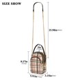 thumbnail image 2 of FORMRS Crossbody Bag for Women Quilted Travel Shoulder Cell Phone Purse with Chain Strap Handbag, Black Tartan, 2 of 7
