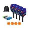 thumbnail image 2 of koolsoo Portable Pickleball Paddle Set Gift Lightweight Pickleball Paddle for Indoor And 4 Paddles, 2 of 9