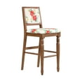 thumbnail image 6 of The Pioneer Woman Vintage Floral Bar Stools Made With Solid Wood Frame, Set of 2, 6 of 9