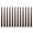 Brown, variant on Mega Candles 12 pcs Unscented Black Taper Candle, Hand Poured Wax Candles 10 Inch x 7/8 Inch, Home Décor, Wedding Receptions, Baby Showers, Birthdays, Celebrations, Party Favors & More