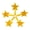 Gold, variant on National Artcraft MINI Traditional Plastic Star for Ceramic Christmas Trees - Aqua (Pkg/5)