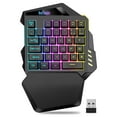 thumbnail image 1 of Teclado para juegos con una sola mano RedThunder inalámbrico con retroiluminación RGB, 1 of 7