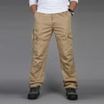 thumbnail image 2 of Pantalones Haren de hombre para primavera/otoño con estampado de flores de anacardo: peto holgado de estilo urbano, sarga no elástica, diseño con múltiples bolsillos, tallas M-XXXXL., 2 of 8