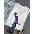 thumbnail image 3 of Basketball Dunk T-Shirt Women -SPIdeals Designs, Female Medium, 3 of 4