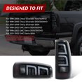 thumbnail image 2 of Fit For 1999-2006 Chevy Silverado LED Tail Lights Black Smoked Lamps Left+Right, 2 of 4