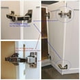 thumbnail image 4 of Elysian 1 Piece Lazy Susan Hinge Face Frame Plate for Floded Door Kitchen Cabinet Corner Door Hinges Metal Replacement 135 Degree open, 4 of 9