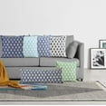 thumbnail image 2 of Elm & Oak Grace 20" x 20" White/Black Damask Cotton Adult Decorative Throw Pillow, 2 of 15