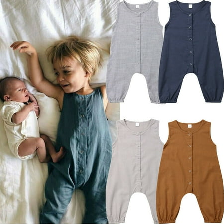 

Newborn Toddler Baby Boy Girl Romper Bodysuit Sunsuit Outfit Clothes Playsuit