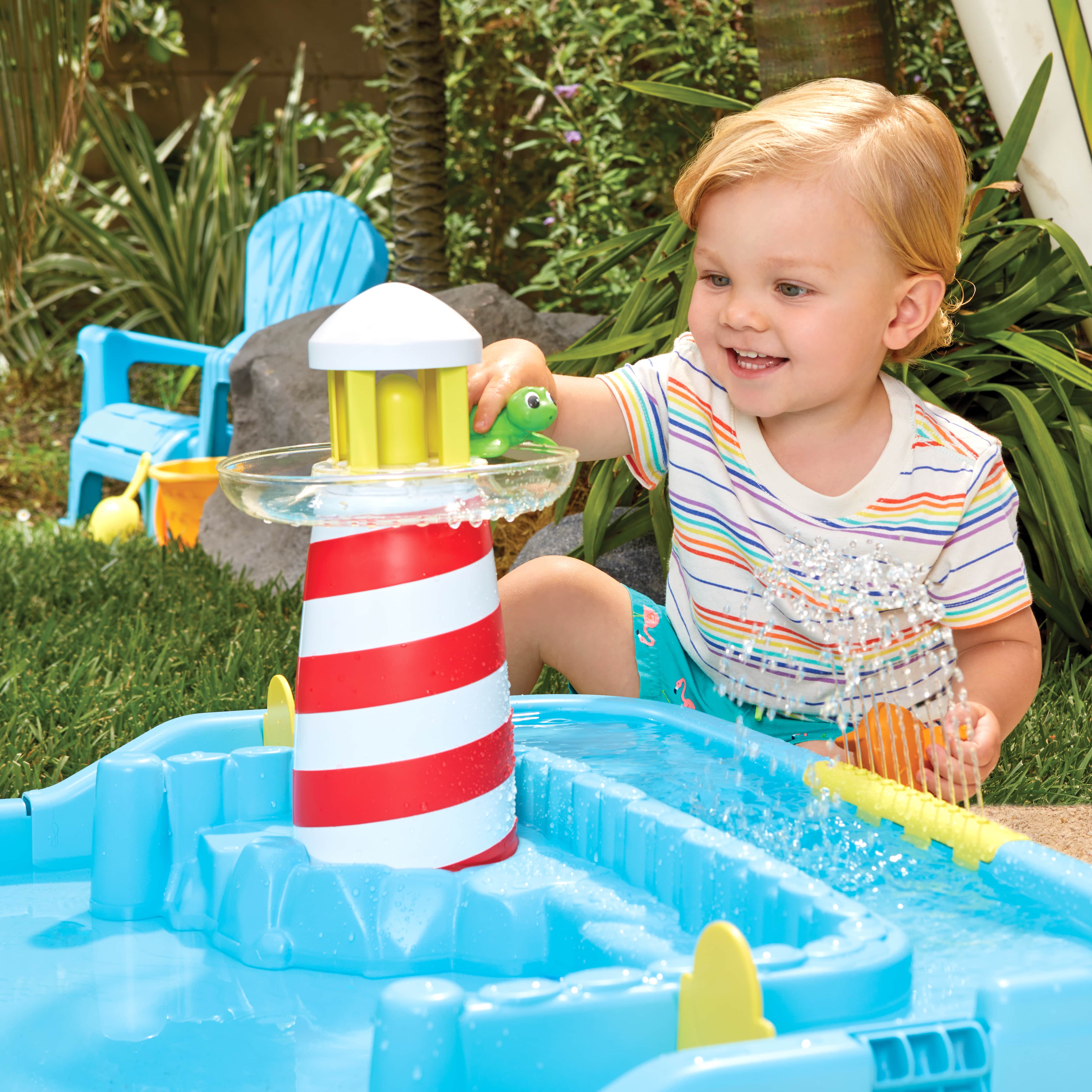 Little Tikes Splash Beach Water Table Splash Pad for Kids, Boys, Girls Ages 2+ Years - image 5 of 7