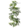 thumbnail image 4 of Hvmvliv Christmas Garland 70.87in Artificial Christmas Norfolk Pine Garlands PVC Fake Thicken Xmas Rattan for Indoor Home Hanging Decor Green, 4 of 6