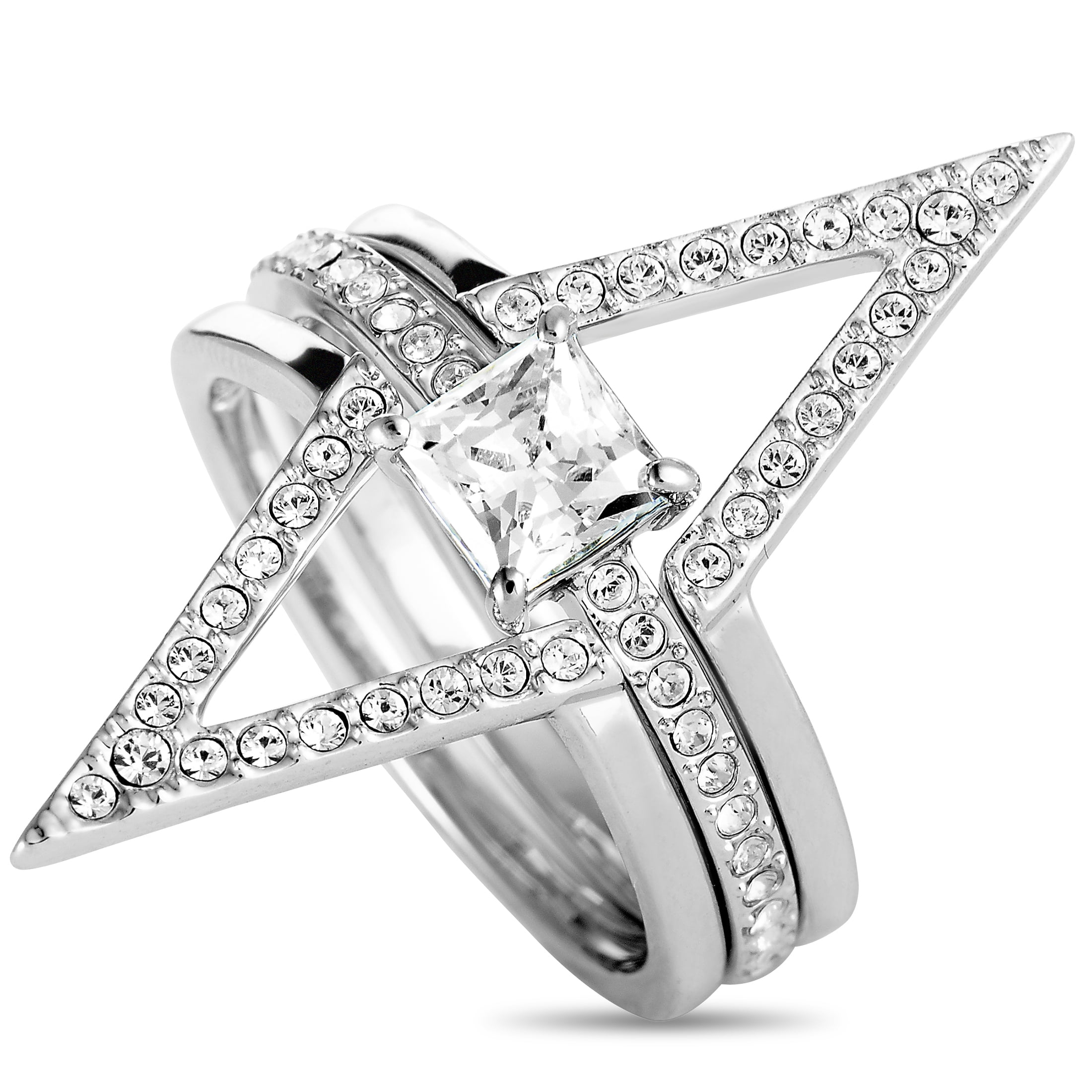 Swarovski Iconic Swan Ring- Size 55 - Walmart.com