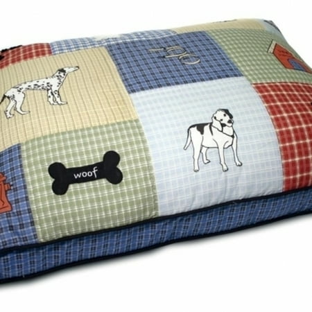 UPC: 0029695277764 | Petmate Beds – Classic Applique Gusseted Bed- Multi Colored 27 X 36 X 3 – 27776