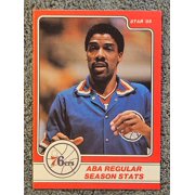 1984 Star Player Set Julius Erving #3 ABA Regular Season Stats Basketball Card Philadelphia 76ers Philadelphia 76ers NBA Basketball Trading Card