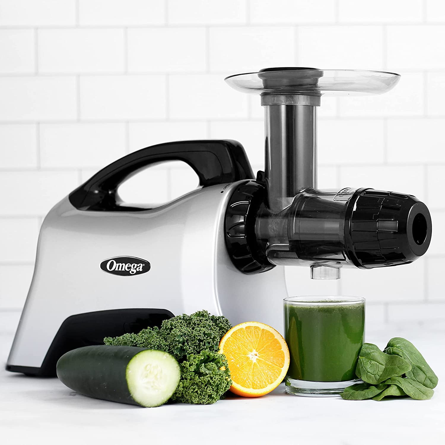 Omega NC1000HDS Premium Juicer, Gray
