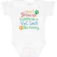 thumbnail image 3 of Inktastic Vet Tech Veterinary Technician Like Mommy Boys or Girls Baby Bodysuit, 3 of 5