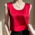 thumbnail image 2 of Tank Tops for Women Satin Suspender Base Vests for Summer, 2 of 6