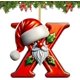 thumbnail image 1 of Adornos Navideños con Letras Del Alfabeto (26 Piezas) | Colgantes de Letras Acrílicas Personalizados con Gorros de Papá Noel | Decoraciones Navideñas Duraderas para El Hogar, La Oficina, La Escuela,, 1 of 1