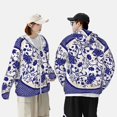 thumbnail image 4 of Kdxio Print Women Men Sun Protection UPF 50+ Jackets Zip Up Long Sleeve Hoodie Hiking Lightweight with Pockets, 4 of 7