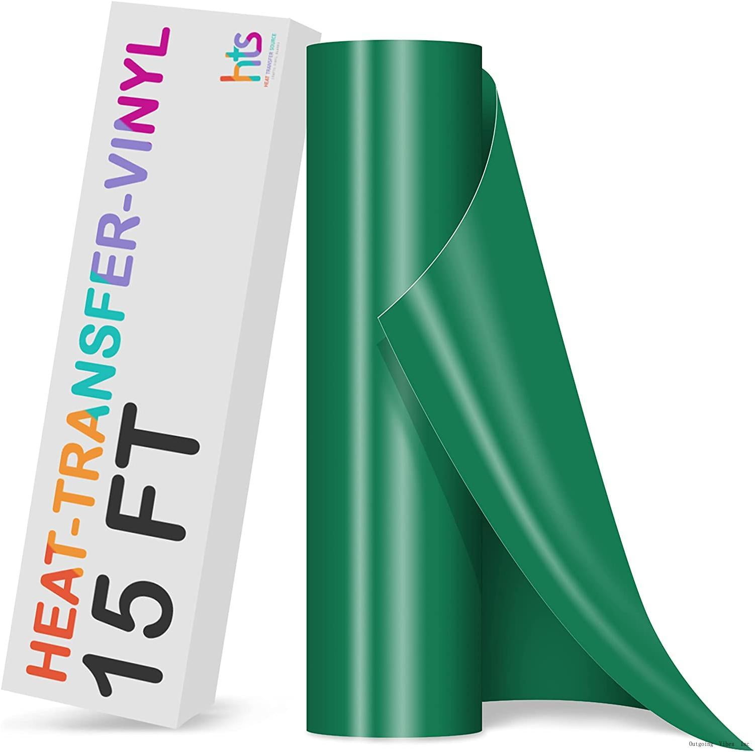 Kelly Green Iron On Matte HTV Vinyl Rolls Heat Transfer Vinyl 12" X