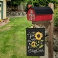 thumbnail image 6 of Spring Summer Sunflower Garden Flag You are My Sunshine Vertical Double Sided Fall Farmhouse Floral Yard Outdoor Decor 12x18 In, 6 of 6