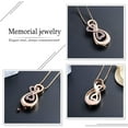 thumbnail image 5 of 316 L Stainless Steel Infinity Urn Pendants Cremation Jewelry for Ashes Holder Memorial Keepsake Infinity Urn Necklace Cremation Ashes Jewelry for Human/Pet, 5 of 7