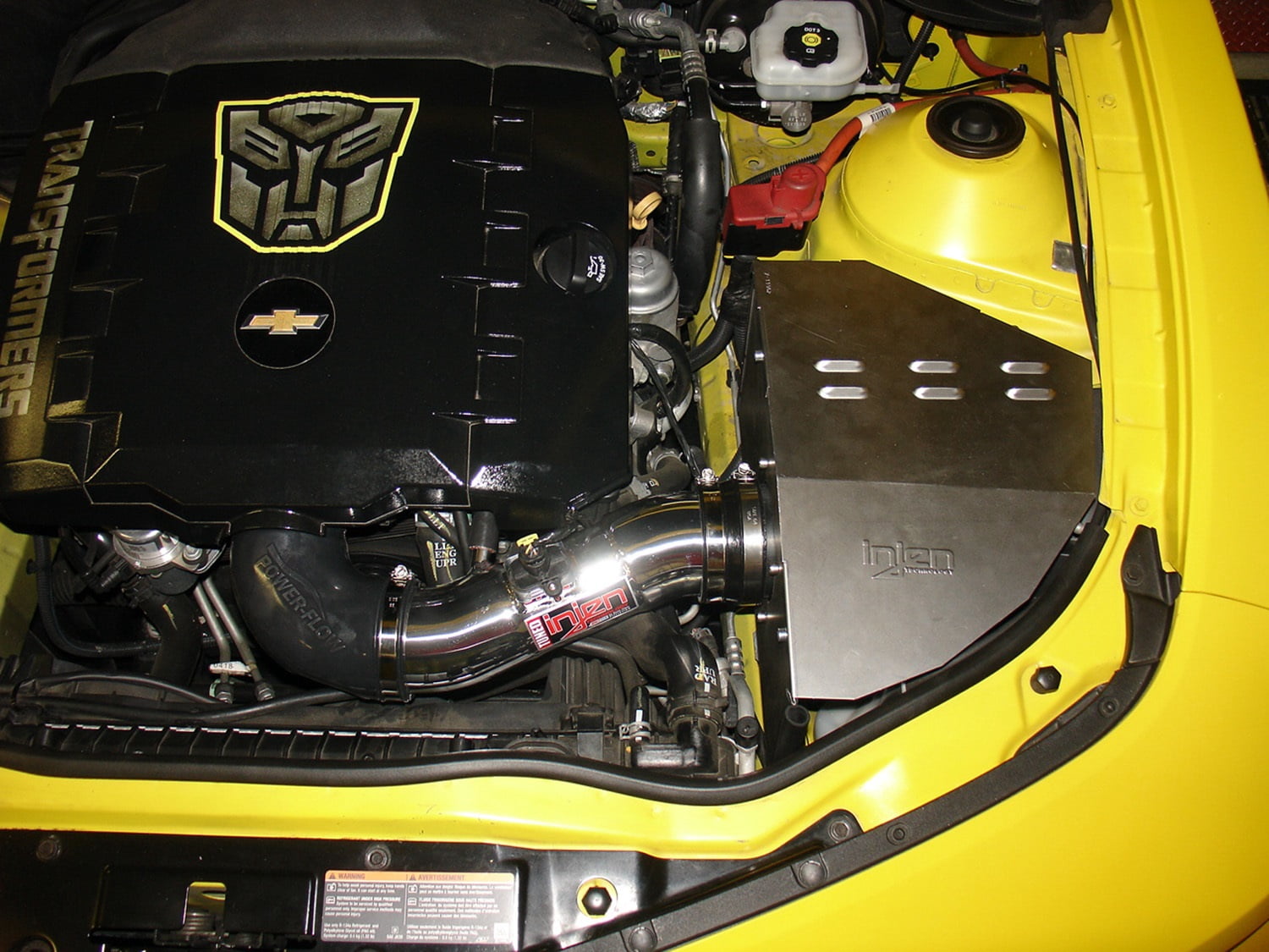 Injen 10 Camaro 3.6L V6 Wrinkle Black Power-Flow Short Ram Air Intake System Fits select: 2010-2011 CHEVROLET CAMARO, 2021 TOYOTA TUNDRA DOUBLE CAB SR/SR5