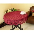 thumbnail image 2 of WCHUANG Crochet Round Table Cover Lace Doilies Tablecloth for Furniture Decor, 2 of 2