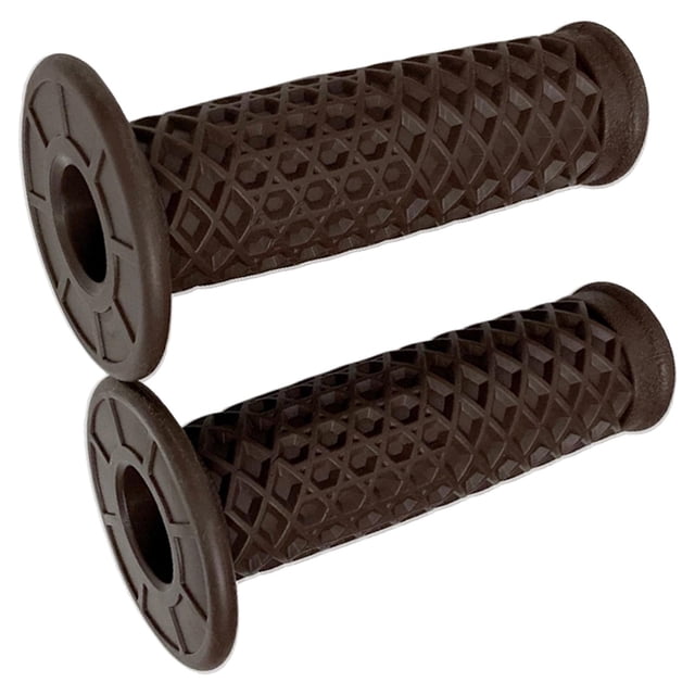 2 Pcs Pièces de Contrôle pour Confort Poignées de Guidon de Moto Universelles Marron