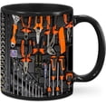 thumbnail image 1 of Taza de café con diseño de caja de herramientas, cerámica, 350 ml, con mango negro, 1 of 2