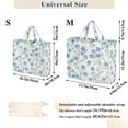 thumbnail image 2 of FORMRS Womens Corduroy Tote Bag Crossbody Shoulder Handbag with Pocket, Forget Me Not, 2 of 7