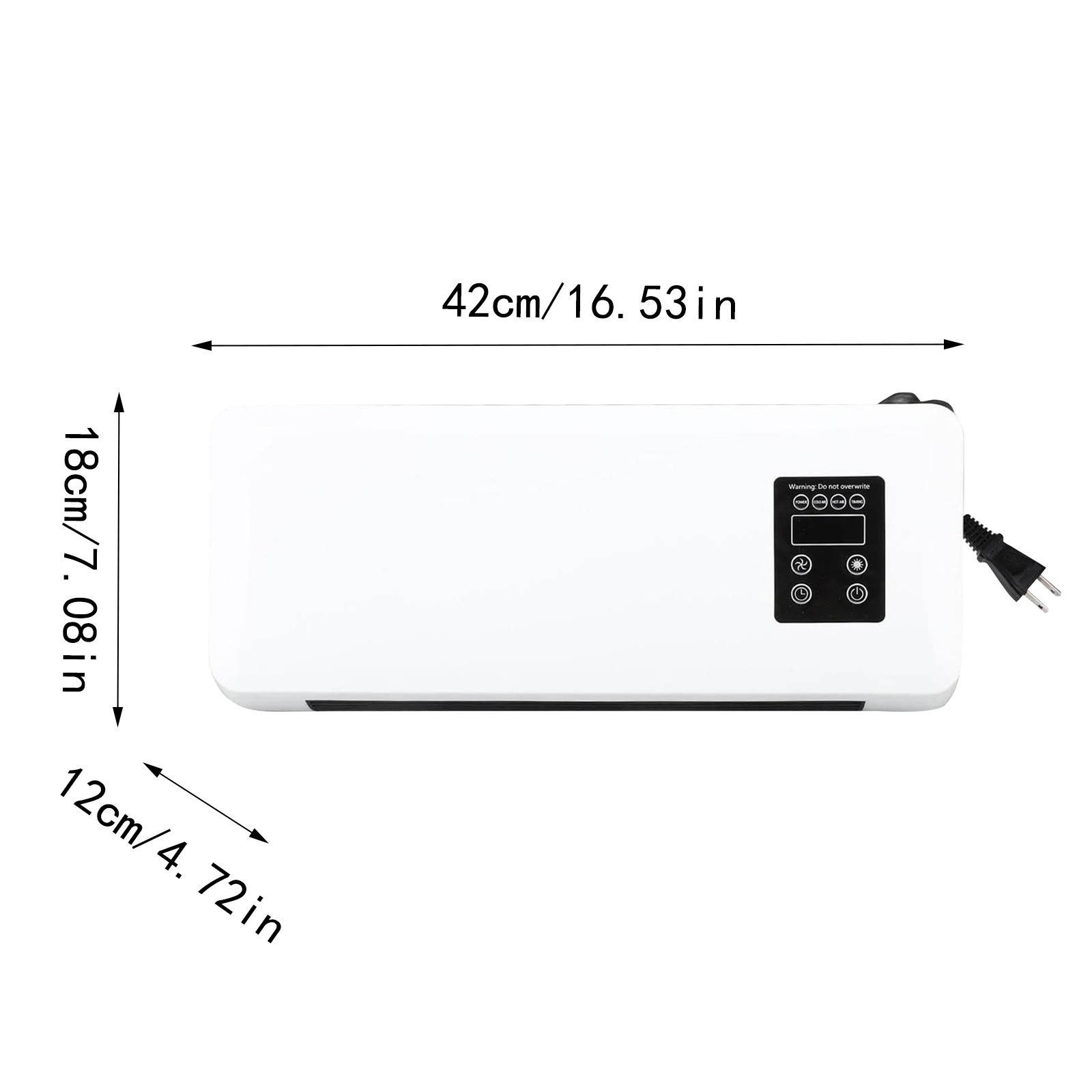 Mini split air conditioners and heat 110v-Desk Fan Bladeless Wall Mount Fan Oscillating For Bedroom Air-Circulator Fan With Remote For Home Offices Bedroom