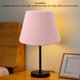 thumbnail image 4 of Pantalla de Tela de Felpa, Superficie Suave, Fácil Instalación, Compatibilidad E14 O E27, Amplia Aplicación, 6,3x9,8x7,1 Pulgadas para lámparas de Mesa, Luces de Pie, 4 of 7