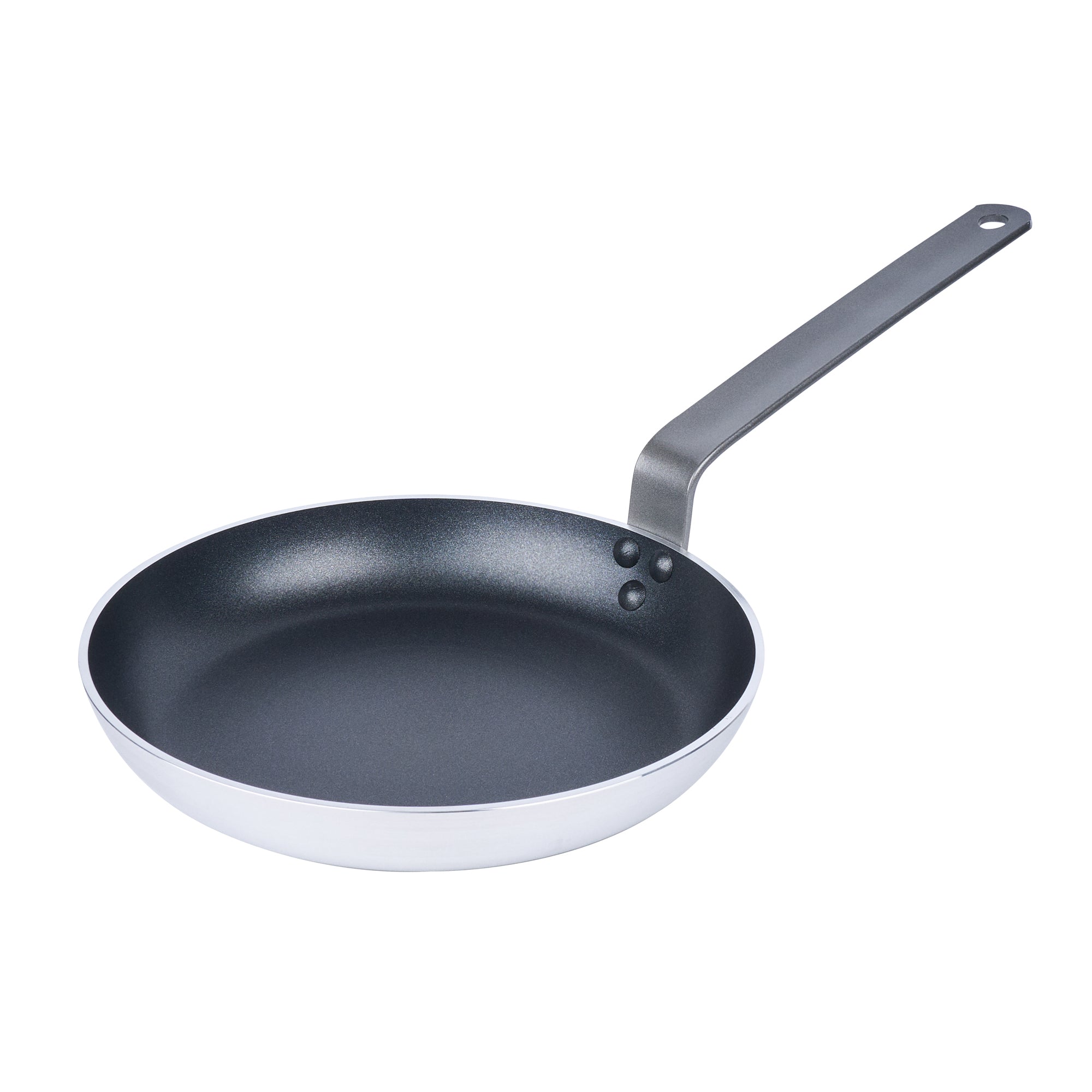Restaurantware-Met Lux 10 Inch Frying Pan, 1 Induction-Ready Cooking Pan - No-Stick, Compatible With All Cooktops, Aluminum Skillet, Oven-Ready, Ergonomic Handle