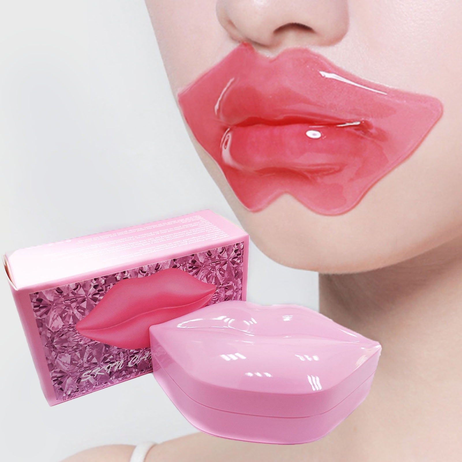 Travelwant 20Pcs/Box Moisturizing Lip Mask, Lip Sleep Mask Smooth