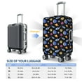 thumbnail image 4 of Wukai Whales In Space Elastic Luggage Cover: Personalized Protection for Your Suitcase - Fits 19~29-inch, Washable & Durable Travel Companion-Large, 4 of 7