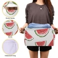 thumbnail image 3 of Yayeee 2 Pack Canvas Storage Basket with Handles for Shelves Fabric Bins Closet Organizer, Watermelon Pattern, 3 of 8