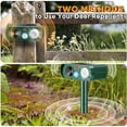 Solar Ultrasonic Animal Repellent Outdoor 2024 Deer Repellent Devices