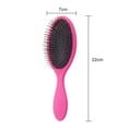 thumbnail image 2 of Hairdressing comb, air cushion comb, massage comb, smooth hair, anti-knottingRose red, 2 of 5