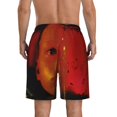 thumbnail image 7 of Teen Boys Lightweight Swim Trunks for Ali.ce Cha.ins Beach Pants,Summer Breathable Cool Quick Dry Board Shorts Bathing Suit with Side Pockets Mesh Lining for sports, 7 of 7