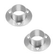 thumbnail image 4 of Uxcell 1.5" Pipe Dia 304 Stainless Steel Wardrobe Rail Support Bracket, 2 Pack, 4 of 4