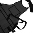 thumbnail image 3 of Work Apron Multi Pocket Waterproof Oxford Cloth Tool Bag Pouch for Gardening Automotive Maintenance Grey, 3 of 4