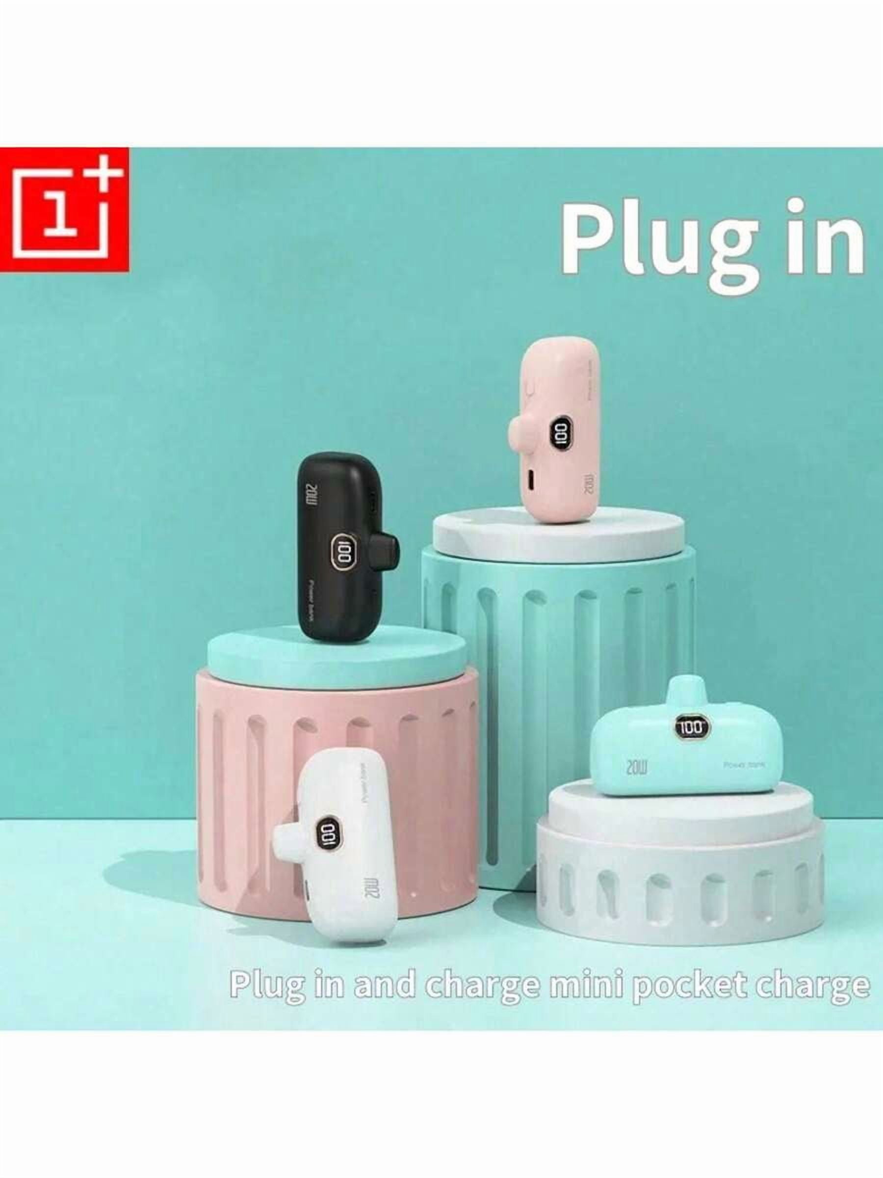 Mini Portable Power Bank 10000mAh/5000mAh, USB-C Fast Charging, Compact Travel Charger for iPhone & Android, Outdoor Backup Battery with Display