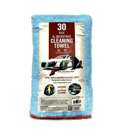 Platinum Series XL Microfiber Cleaning Towels 30 ct