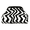Black White, variant on Duryarhall Knitted Cosmetic Bag Magnetic Makeup Pouch, Large Capacity Travel Toiletry Organizer, Portable Clutch Bag for Women