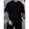 thumbnail image 4 of Playera Hombre Oversized Manga Corta Relajado Pure Color Pop, 4 of 8