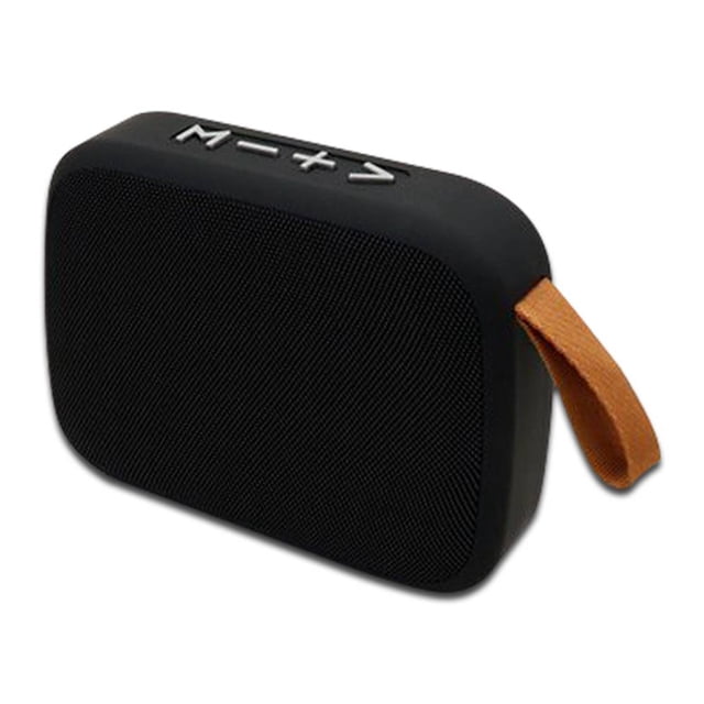 Bocina inalámbrica recargable BRobotix 136452 3W Bluetooth Radio Negro 136452